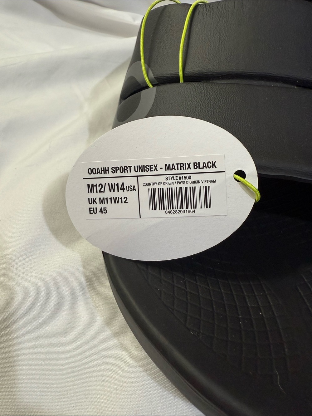 OOFOS Men's Ooahh Sport Slide Sandals M/Size 12 W/Size14 - Picture 7 of 7